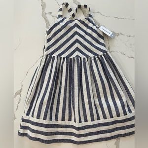 Toddler Girl Carter's Striped Linen Dress
